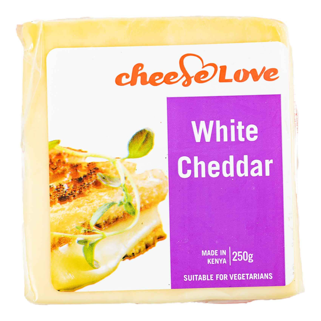 CHEESELOVE WHITE CHEDDAR PORTION 250G